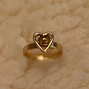 Rose Gold in Color Adjustable Ring